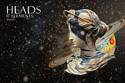 Galaxy collage creator, an Object Graphic by Chikovnaya (Thumbnail 9 of 21)