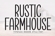 Rustic Farmhouse | Script Font