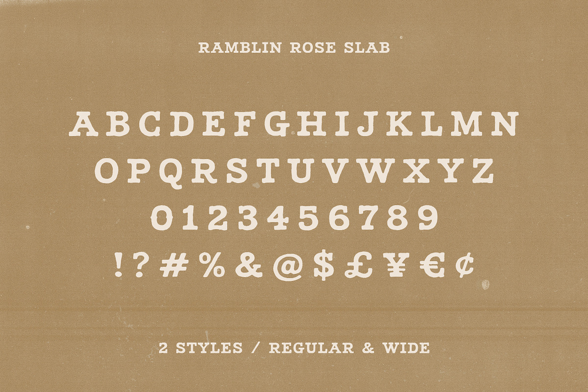 Ramblin Rose - Western Font Trio, a Handwritten Font by Davide Bassu (Photo 8 of 9)