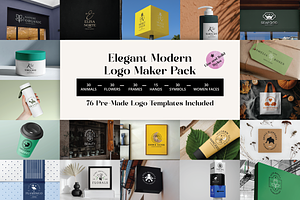 Elegant Modern Logo Maker Pack, a Branding & Logo Template by Design_Planet