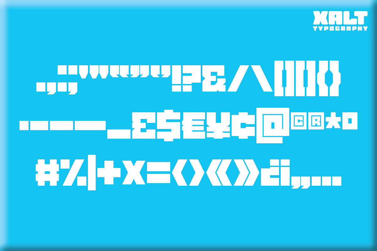 YEP – The Big, Bold Block Font, a Sans Serif Font by XALT Typography (Photo 4 of 6)