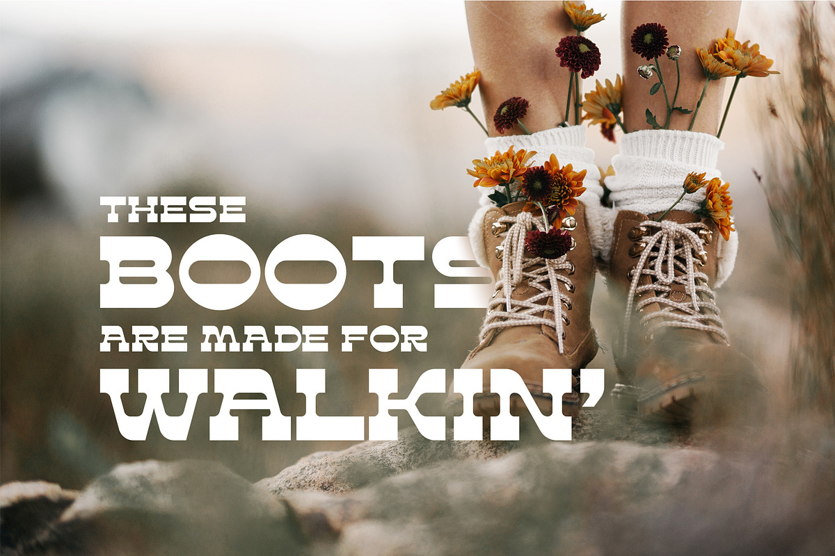 Dusky Slab - vintage font, a Slab Serif Font by Gleb Guralnyk (Photo 2 of 6)