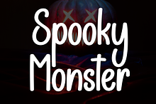 Spooky Monster | Script Font