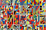 Bauhaus Paintings, a Decorative Illustration by Nomad Visuals (Thumbnail 4 of 21)