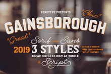 Gainsborough Font Bundle