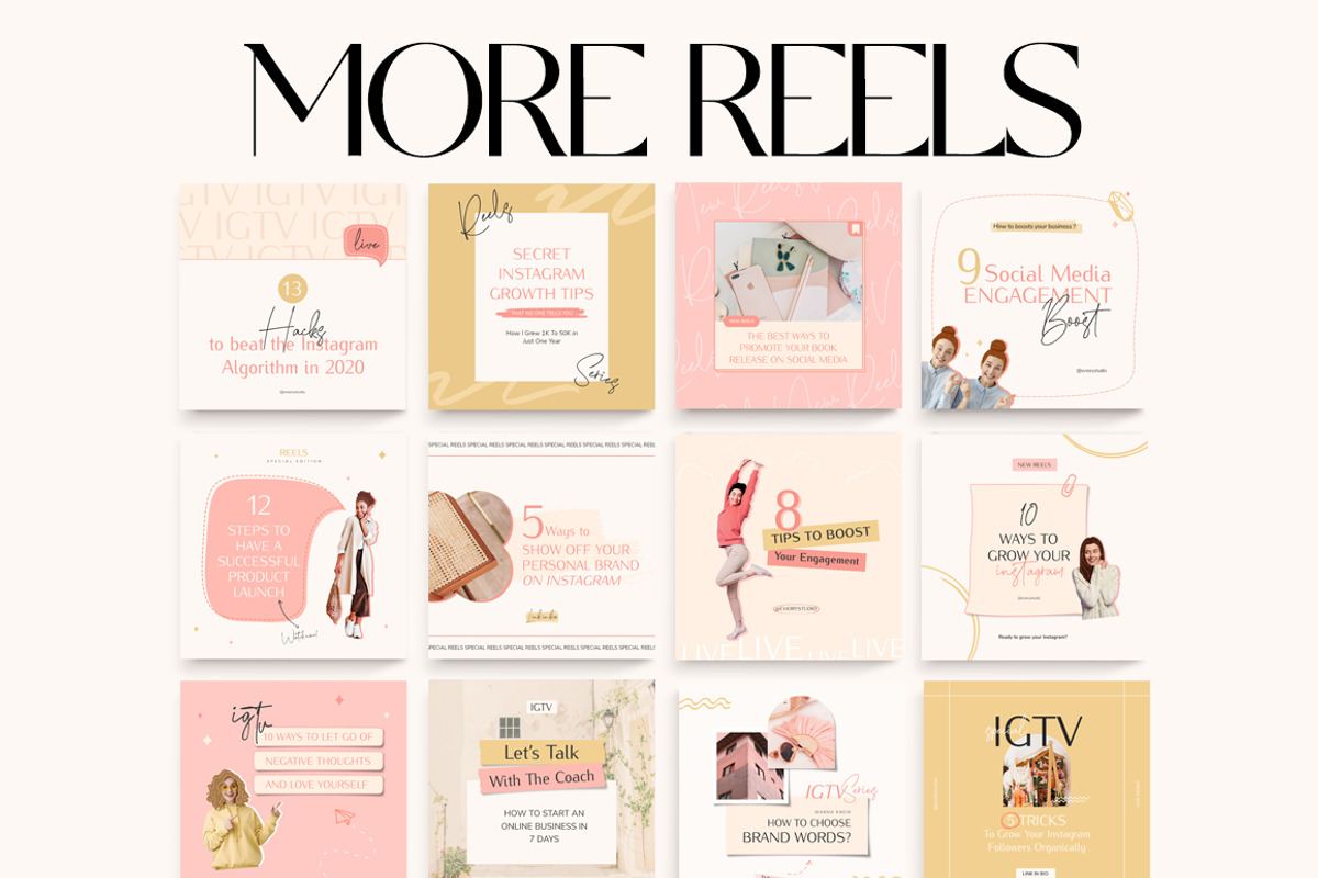 Engagement Booster Insta CANVA PS, a Social Media Template by Eviory (Photo 14 of 37)