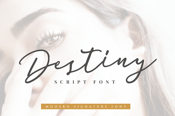 Destiny Signature Font preview 8