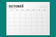 2027 Monthly Planner (MP049-27-L), a Stationery Template by mikhailmorosin (Thumbnail 2 of 7)