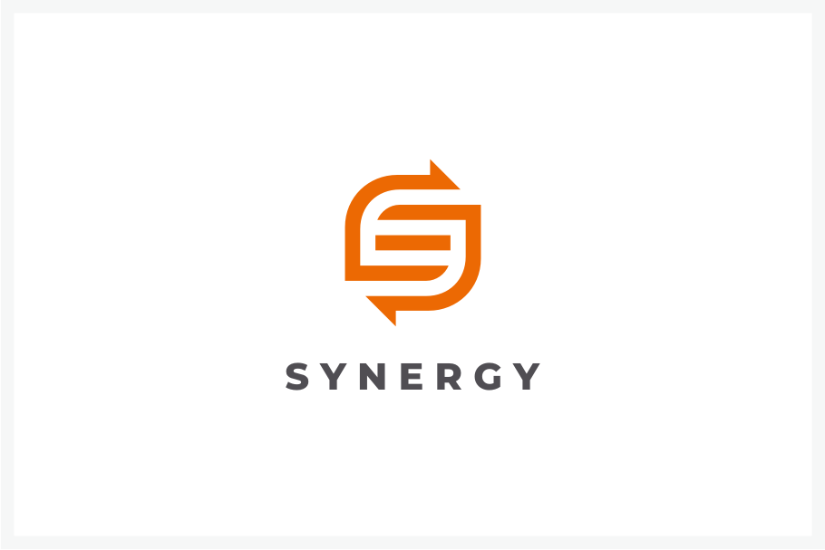 Synergy Arrows Logo, a Branding & Logo Template by yopie