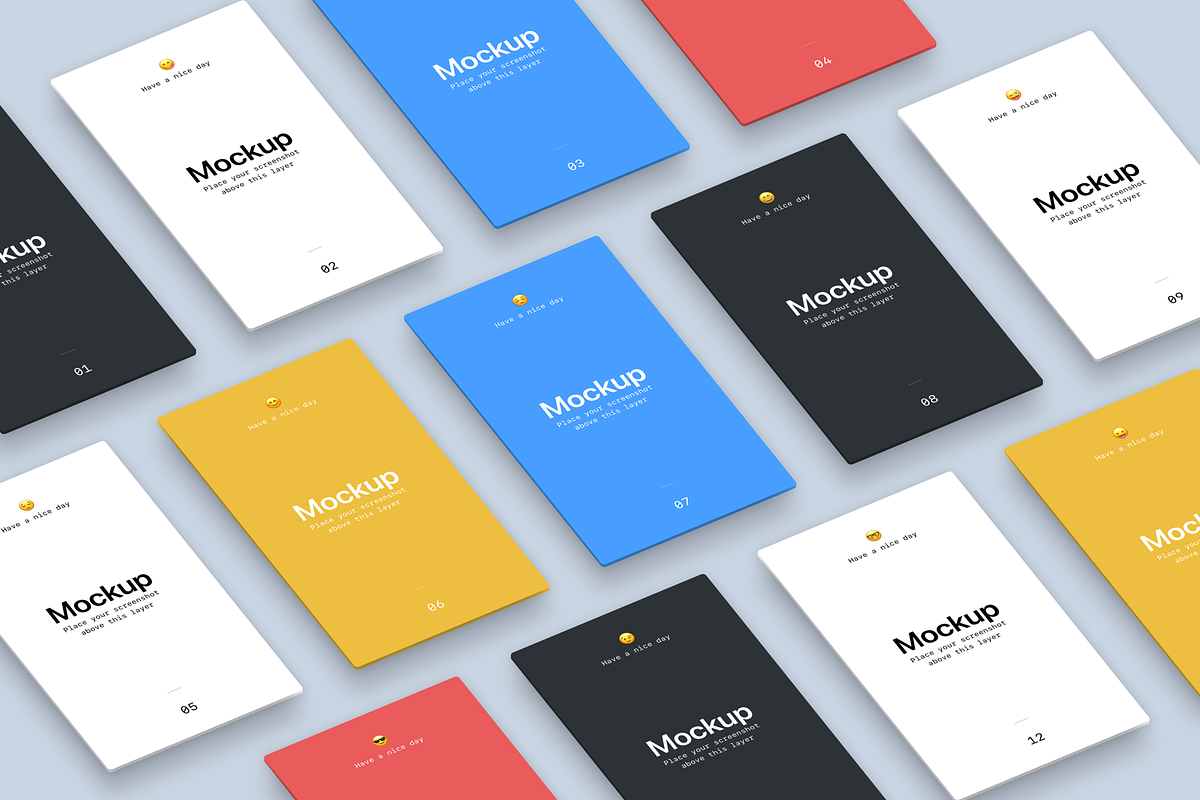 Isometric Mobile App Mockup, an iPhone Mockup by SL Studio (Photo 5 of 5)