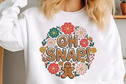Oh Snap! Png, Funny Gingerbread Png, an Illustration by Designking (Thumbnail 6 of 6)