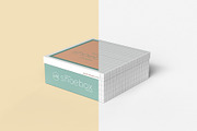 Square Shoe Box Mockup - 8 views, a Cups & Container Mockup by Illusiongraphic (Thumbnail 11 of 20)