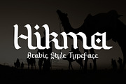 Hikma - Arabic Style Typeface, a Serif Font by HipFonts (Thumbnail 9 of 10)