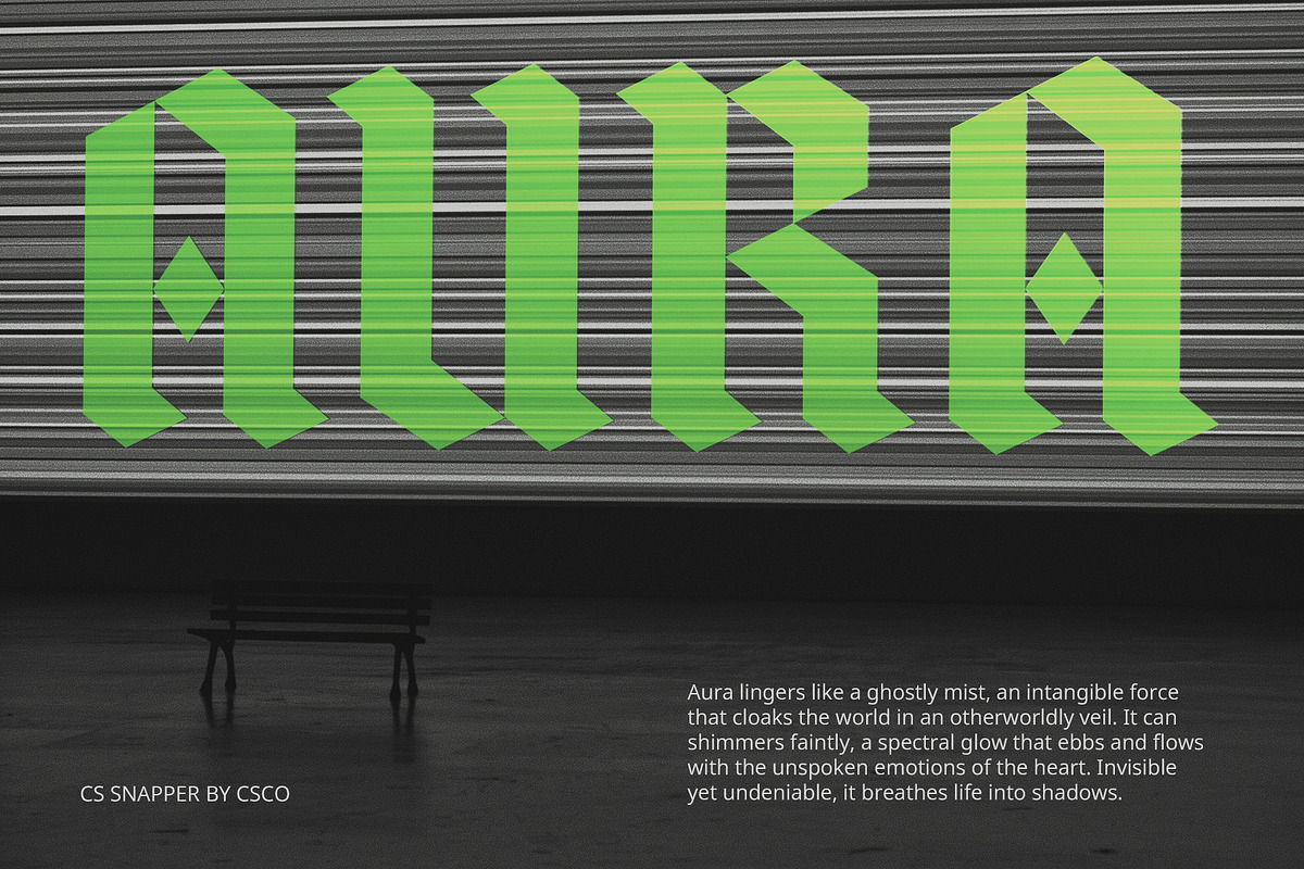 CS Snapper – Blackletter Font, a Blackletter Font by Craft Supply Co. (Photo 6 of 8)