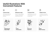 Cute Cat Doodle Icon Pack, an Outline Icon by Prosymbols (Thumbnail 2 of 6)