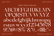 Flowsky Editorial, a Serif Font by zeenesia (Thumbnail 16 of 17)