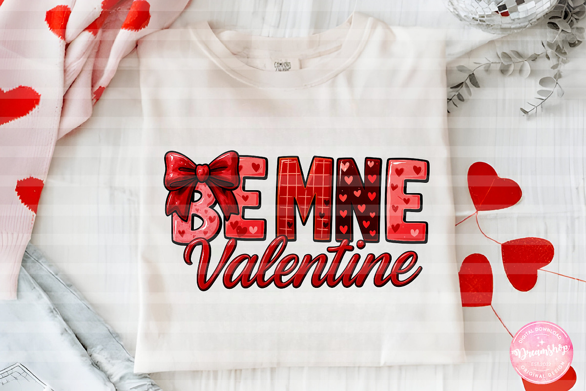 Preppy Be Mine Valentine PNG Doodles, an Illustration by CreationArt (Photo 4 of 6)