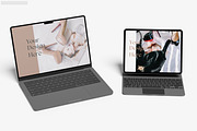 Macbook Pro & Tablet Mockup, a Wearable Device Mockup by mahhyud (Thumbnail 2 of 9)