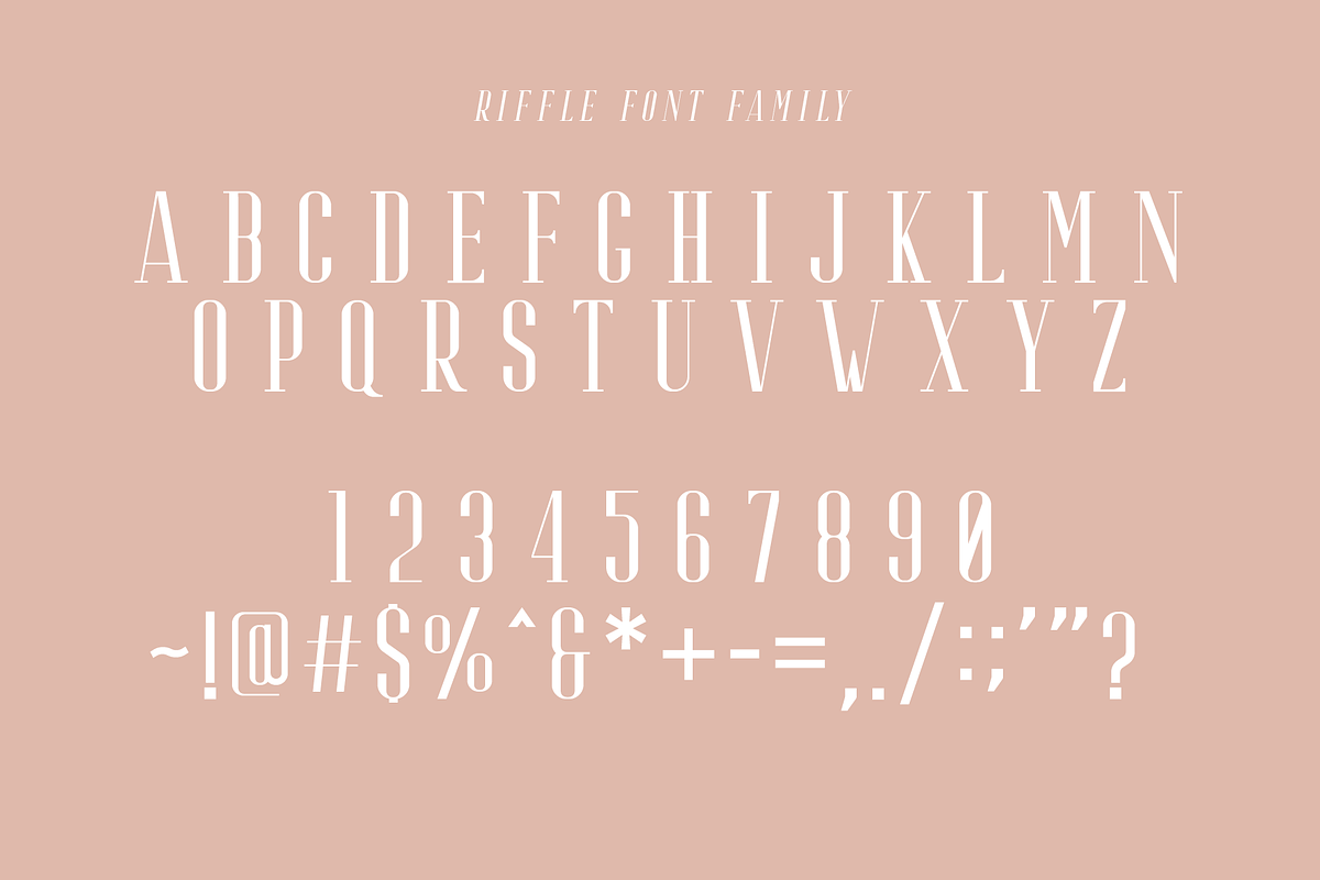 Riffle Font Family preview 5