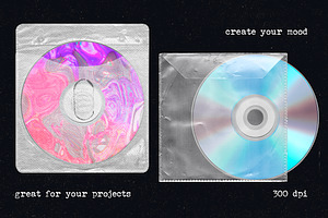 CD Disk & Case Mockups