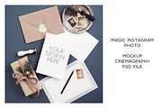 Animated Instagram photo. Mockup #2, a Social Media Template by Una Matison (Thumbnail 2 of 3)