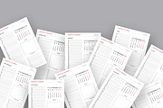 2023 Monthly Planner Bundle Pack, a Stationery Template by Design Zone (Thumbnail 2 of 6)