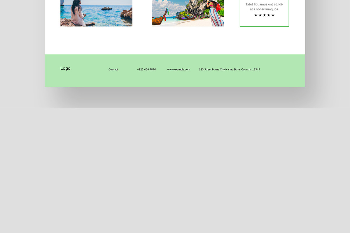 Travel Landing Page, a Landing Page Template by CreativeShaper (Photo 6 of 6)