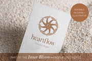 Holistic Zen Mandala Logo – Canva/AI, a Branding & Logo Template by Elibee (Thumbnail 1 of 9)