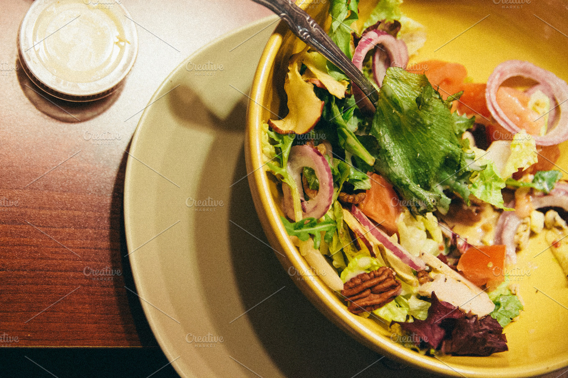 Healthy Salad From Above