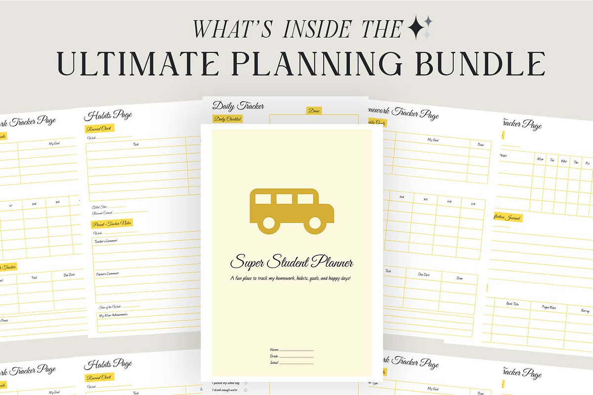 Super School Planner preview 2