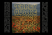 Early Quake -  Y2K Retro Font, a Serif Font by Dharmas Foundry (Thumbnail 2 of 15)