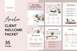 Client Welcome Packet Template Canva