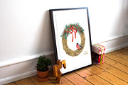 Watercolor Christmas cliparts, a Decorative Illustration by Anastasia Koba (Thumbnail 11 of 12)