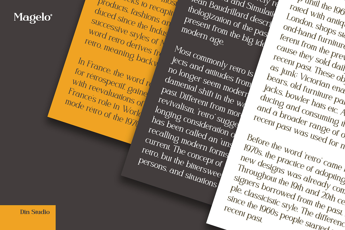 Magelo, a Serif Font by din-studio.com (Photo 15 of 16)