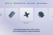 3D Y2K Objects Collection, an Object Graphic by Illustrava (Thumbnail 2 of 7)