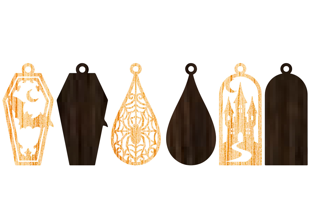 Halloween Ornaments Laser Cut SVG, an Object Graphic by DreamCafeArt (Photo 9 of 12)