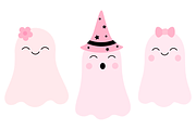Cute Pink Halloween clipart SVG, an Illustration by IrinaShishkova (Thumbnail 3 of 7)