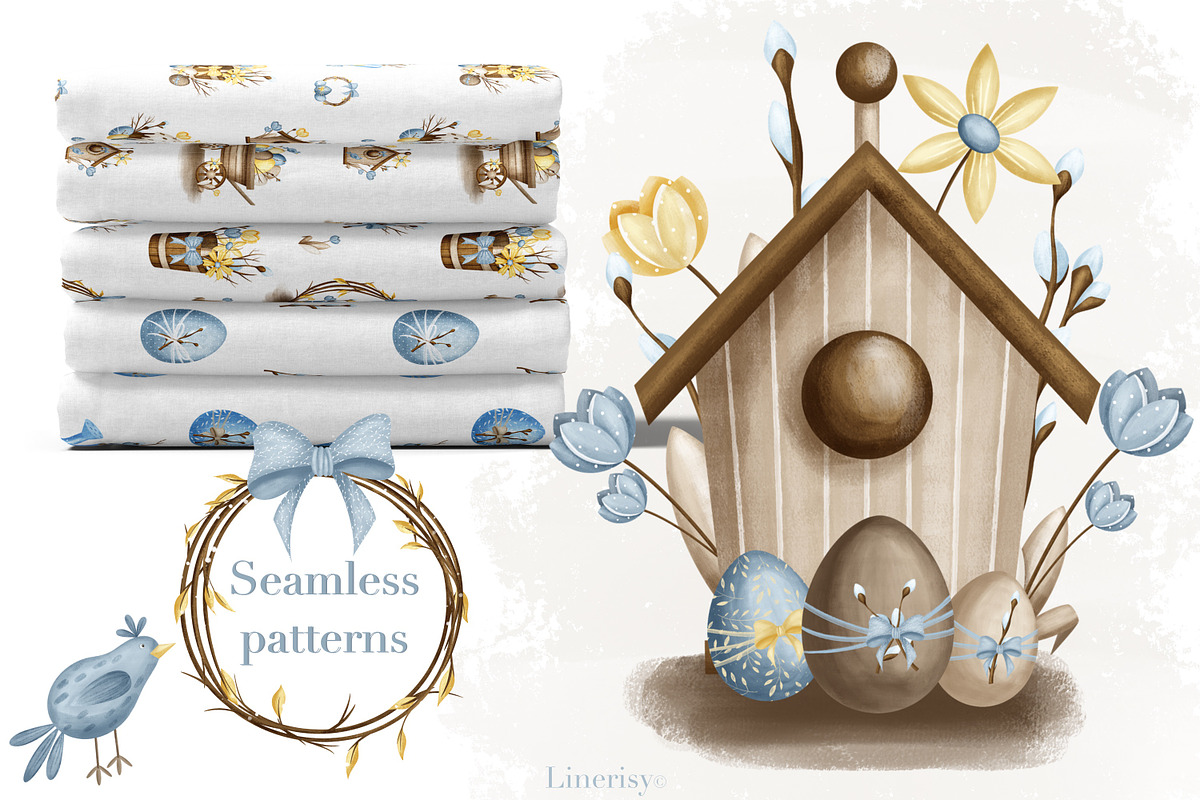 Spring & Easter - kids collection, a Seasonal Illustration by Linerisyart (Photo 5 of 15)