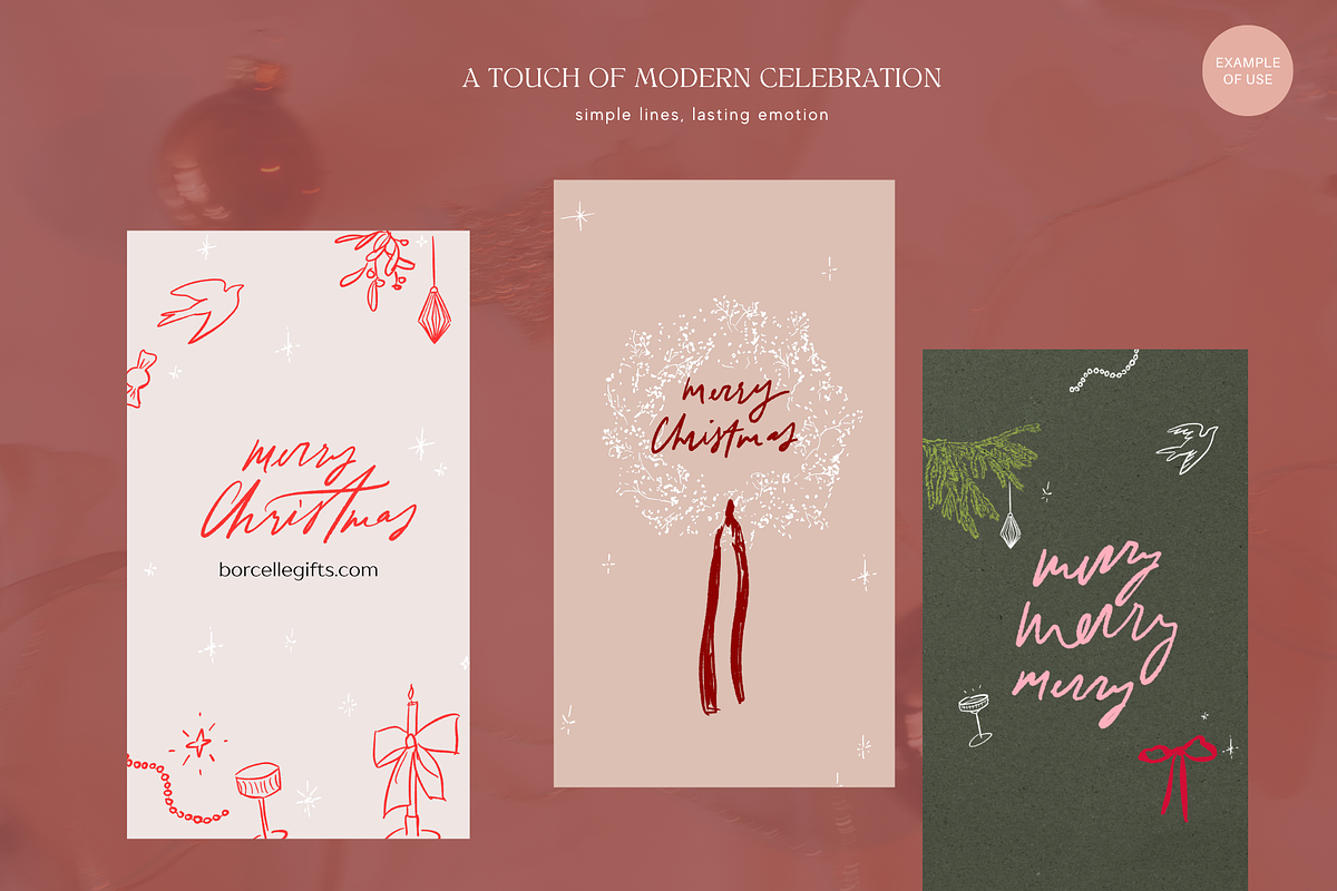 Christmas Illustrations + Lettering, a Seasonal Illustration by eclosque (Photo 16 of 34)