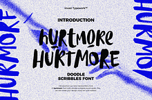 Hurtmore - Scribbles Font