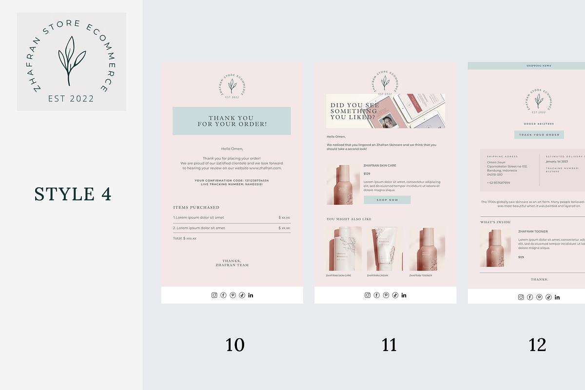 Zhafran Newsletter Email Canva, an Email Template by Reza Space (Photo 5 of 7)