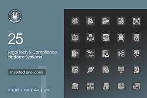 25 LegalTech & Compliance Icons
