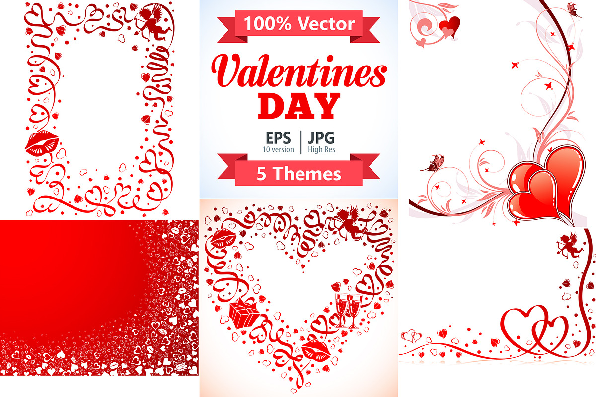 Happy Valentines Day, a Decorative Illustration by TAlex (Photo 1 of 6)