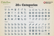 1900 Unique Vector Icons, an Icon by Optimistic Designs (Thumbnail 4 of 4)