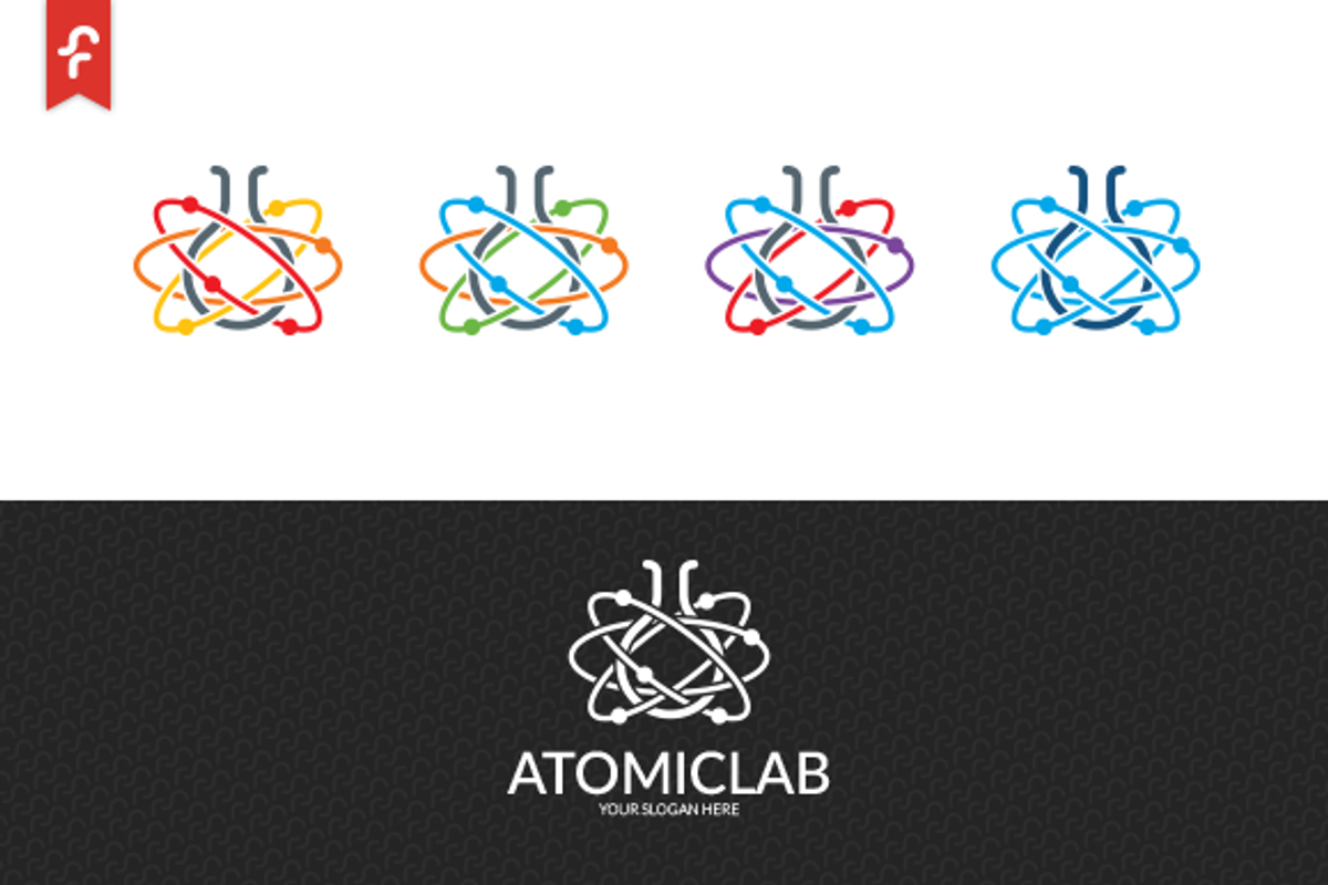 Atomic Lab Logo, a Branding & Logo Template by ft.studio