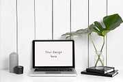 Minimal laptop mockup, a Device Mockup by KateAedon (Thumbnail 1 of 2)