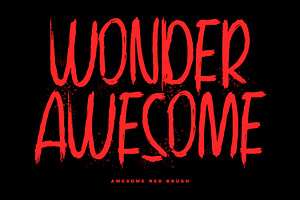 Vampire Roamer Brush Display Font