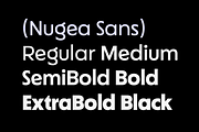 Nugea - Geometric Font Family, a Sans Serif Font by Yukita Creative (Thumbnail 2 of 10)