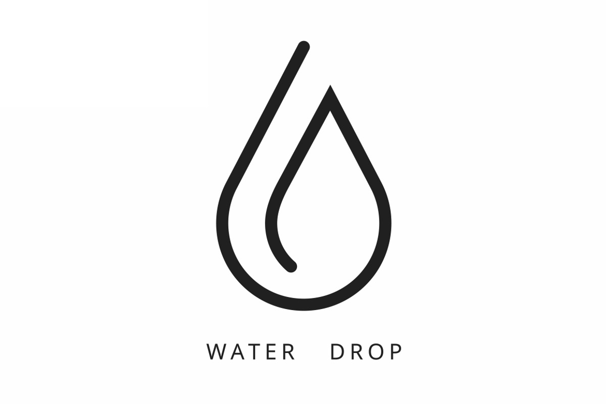 Water Drop Logo. Vector Template, a Branding & Logo Template by Magda (Photo 3 of 4)