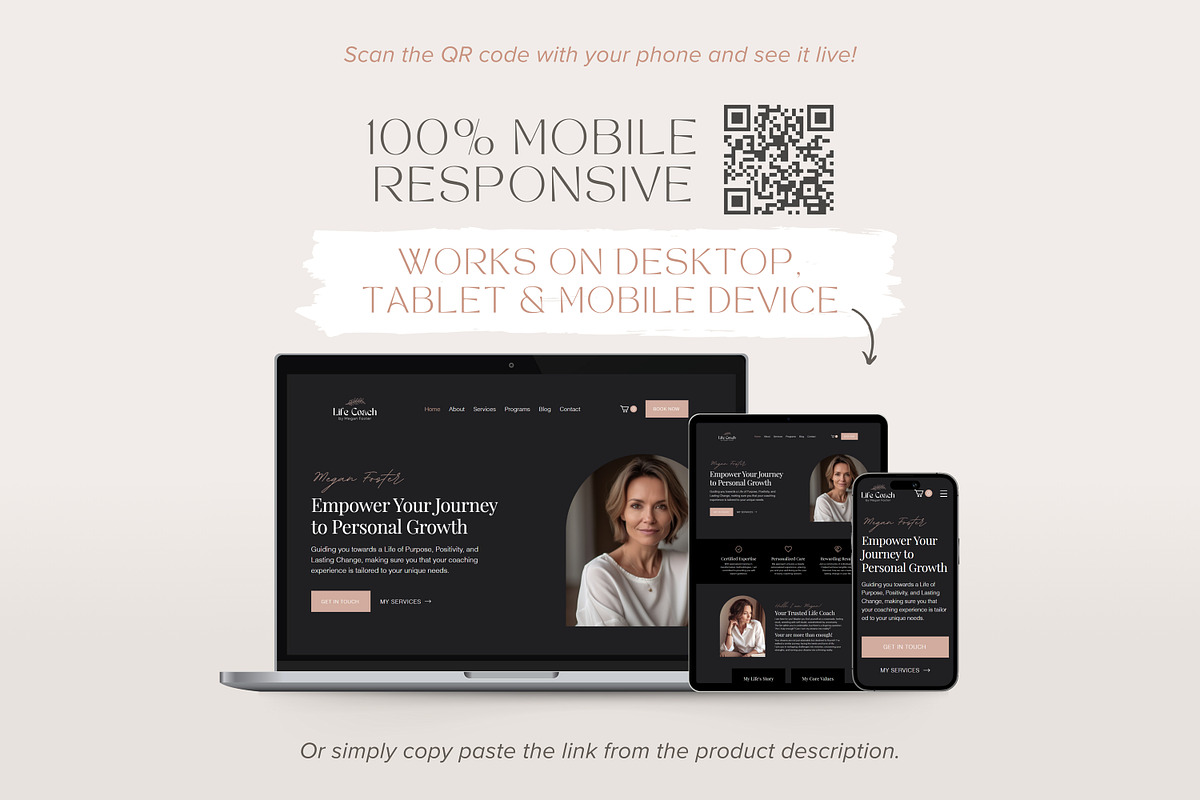 Wix Template Coaches Website, a Wix Template by vectorocean (Photo 5 of 11)
